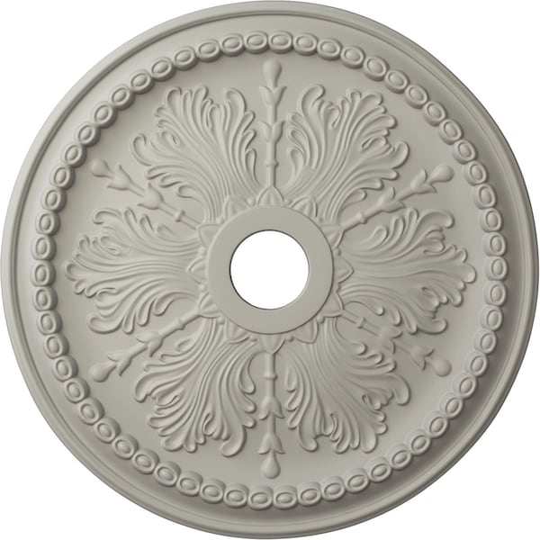 Ekena Millwork Winsor Ceiling Medallion (Fits Canopies up to 4"), 27 1/2"OD x 4"ID x 1 1/2"P, Pot of Cream CM27WIPCF - main